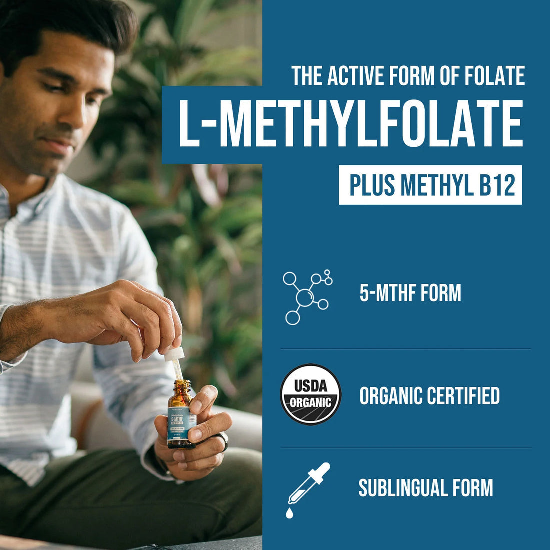 L Methyl Folate 15mg + B12